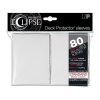 Ultra Pro - Deck Protectors - 80Ct Pro-Matte (Non Glare) - Eclipse White - Jtoys
