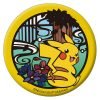 Pokemon Kirie Series Large Pin Badge - Pikachu