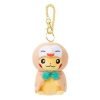 Pokemon Center Exclusive - Mascot Rowlet Poncho'S Pikachu Keychain Plush - Jtoys