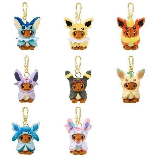 Pokemon Eeveelution Keychain Plush