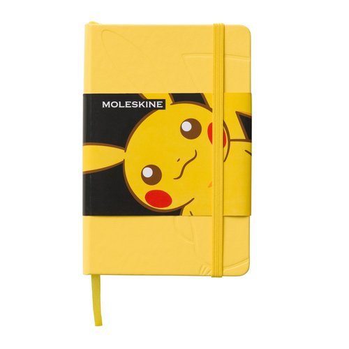 Moleskine Hard Cover Ruled Notebook - Pikachu Moleskine Hard Cover Ruled Notebook - Pikachu