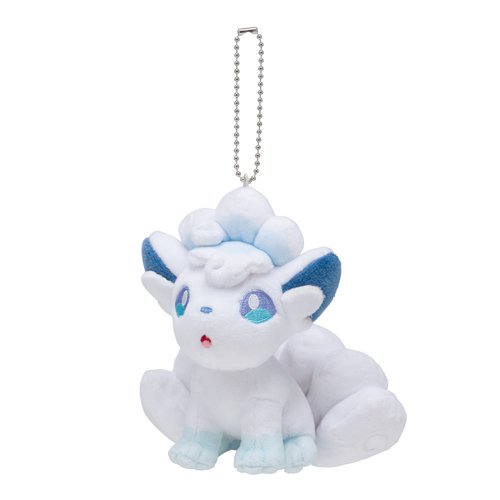 Pokemon Alola Vulpix Keychain Plush - Image 2 Pokemon Alola Vulpix Keychain Plush - Image 2