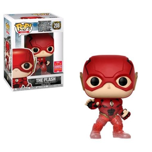 Justice League Movie - Flash Running Translucent Feet Sdcc 2018 Us Exclusive Pop! Vinyl [Rs] (Damaged)