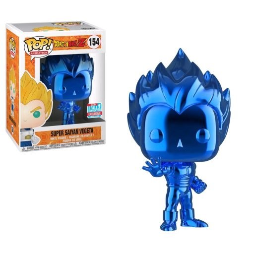 Dragon Ball Z - Super Saiyan Vegeta Blue Chrome Nycc 2018 Exclusive Pop! Vinyl [Rs]