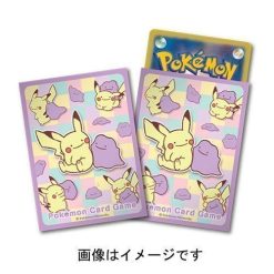 Pokemon Card Game Sleeve Transform Ditto Pikachu