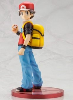Alternative view of Red with Charmander - PVC Figure