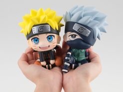 Naruto Look Up Series Naruto Uzumaki and Hatake Kakashi Figure Set (With Gift)-1