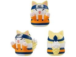 Naruto Nyaruto! Sasuke-Kun Come On Over Box Of 8 Figures (With Gift)-3