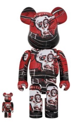 MEDICOM BE@RBRICK JEAN-MICHEL BASQUIAT #5 100% & 400% Bearbrick-1
