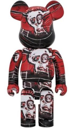 MEDICOM BE@RBRICK JEAN-MICHEL BASQUIAT #5 1000% Bearbrick-1