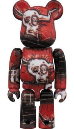 MEDICOM BE@RBRICK JEAN-MICHEL BASQUIAT #5 100% & 400% Bearbrick-2