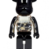Medicom Be@Rbrick 2010 My First Baby Black &Amp; Silver Version 1000% Bearbrick?Pre Owned Creased Box ?-1