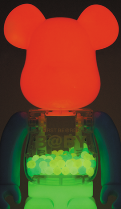 Medicom 1000% Bearbrick ~ My First Baby Gid Version Be@Rbrick Medicom Toy Plus-3