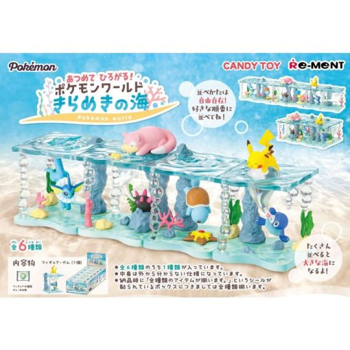 Pokemon Collect And Spread! Pokemon World Shining Sea 1Box (6Pcs)-1