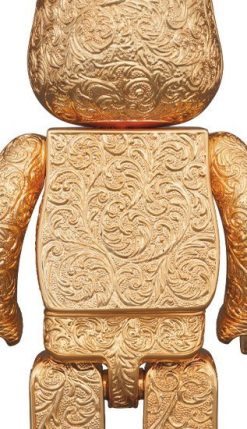 Alternative view of MEDICOM BE@RBRICK Royal Selangor Arabesque Golden 400% Bearbrick