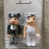 Medicom Be@Rbrick Wedding Marriage Groom &Amp; Bride 100% Bearbrick-1
