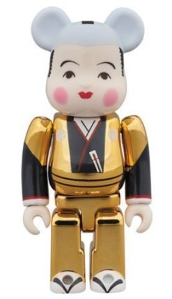 MEDICOM TOY BE@RBRICK Fukuske Gold Plated 100% & 400% Bearbrick-2-JToys