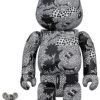 Medicom Toy Be@Rbrick Keith Haring Mickey Mouse 100% &Amp; 400% Bearbrick?Arriving-Soon?-1-Jtoys