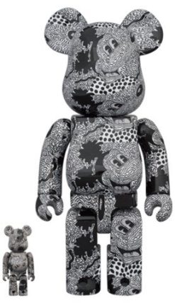 MEDICOM TOY BE@RBRICK Keith Haring Mickey Mouse 100% & 400% Bearbrick?Arriving-Soon?-1-JToys