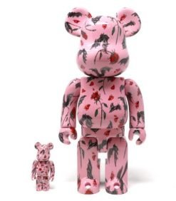 MEDICOM TOY BE@RBRICK Kidill x Eri Wakiyama bat Pink 100% & 400% Bearbrick-1