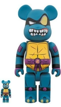 MEDICOM TOY BE@RBRICK Teenage Mutant Ninja Turtles - SLASH 100% and 400% Bearbrick-1
