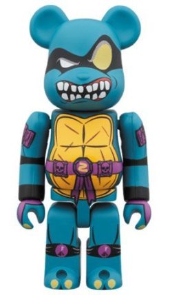 MEDICOM TOY BE@RBRICK Teenage Mutant Ninja Turtles - SLASH 100% and 400% Bearbrick-2
