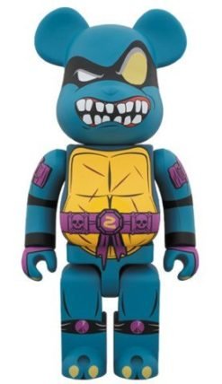 Medicom Toy Be@Rbrick Teenage Mutant Ninja Turtles - Slash 100% And 400% Bearbrick-3