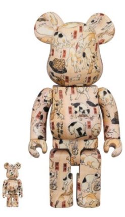 MEDICOM TOY BE@RBRICK Utagawa Kuniyoshi - Miyaukaikou Gojusan-biki 100% & 400% Bearbrick-1