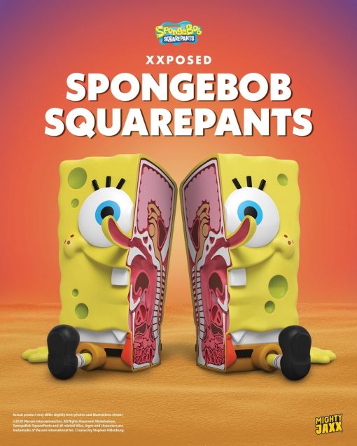 Mighty Jaxx Xxposed Spongebob Squarepants Designer Vinyl Figure