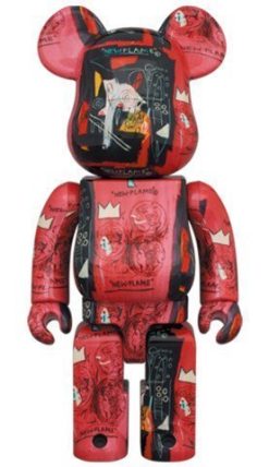 Medicom Toy Be@Rbrick Andy Warhol X Jean-Michel Basquiat #1 100% &Amp; 400% Bearbrick?Pre Order?-3-Jtoys