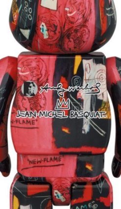 Medicom Toy Be@Rbrick Andy Warhol X Jean-Michel Basquiat #1 100% &Amp; 400% Bearbrick?Pre Order?-4-Jtoys