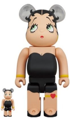 MEDICOM TOY BE@RBRICK Betty Boop (Black Version) 100% & 400% Bearbrick?Pre Order?-1-JToys