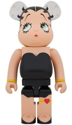 MEDICOM TOY BE@RBRICK Betty Boop(TM) BLACK 1000% Bearbrick?Pre Order?-1-JToys