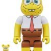 MEDICOM TOY BE@RBRICK SpongeBob Squarepants 100% & 400% Bearbrick-1-JToys
