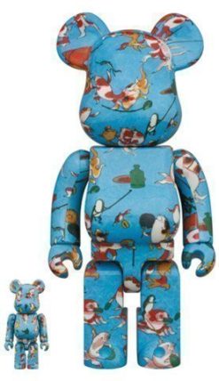 MEDICOM TOY BE@RBRICK Utagawa Kumiyoshi Goldfish 100% & 400% Bearbrick?Pre-Order?-1-JToys