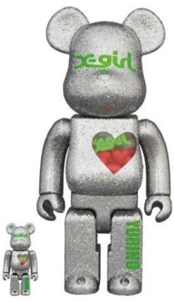 MEDICOM TOY BE@RBRICK X-girl x YURINO(E-girls) 100% & 400% Bearbrick?Pre-Order?-1-JToys