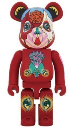 MEDICOM TOY BE@RBRICK Keiichi Tanaami Red and Black 1000 Bearbrick?Pre-Order?-2-JToys