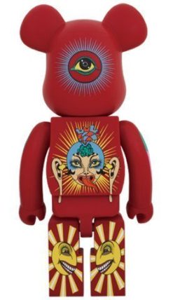 Medicom Toy Be@Rbrick Keiichi Tanaami Red And Black 1000 Bearbrick?Pre-Order?-3-Jtoys Medicom Toy Be@Rbrick Keiichi Tanaami Red And Black 1000 Bearbrick?Pre-Order?-3-Jtoys