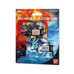 Digimon Dim Card Set Vol1 Volcanic Beat &Amp; Blizzard Fang-4-Jtoys