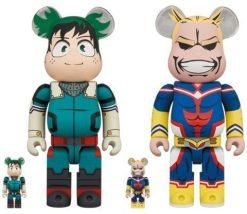 MEDICOM TOY BE@RBRICK My Hero Academia Midoriya Izuku & All Might Bundle 100% & 400% Bearbrick?Pre-Order?-1-JToys