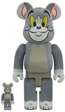 MEDICOM TOY BE@RBRICK Tom & Jerry Flocky Ver. Bundle 100% & 400% Bearbrick?Pre-Order?-2-JToys