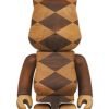 MEDICOM TOY BE@RBRICK ???? KARIMOKU WOVEN 400% Bearbrick?Pre-Order?-1-JToys