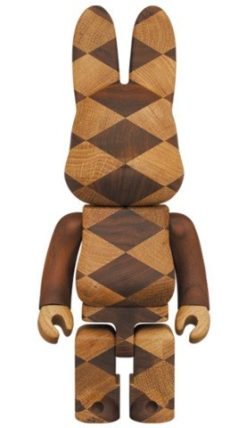 MEDICOM TOY BE@RBRICK ???? KARIMOKU WOVEN 400% Bearbrick?Pre-Order?-1-JToys