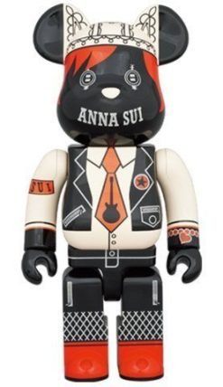 MEDICOM TOY BE@RBRICK ANNA SUI RED & BEIGE 400% Bearbrick-1-JToys