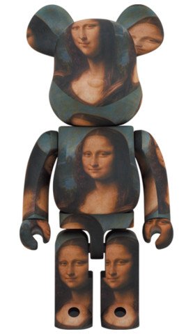 Medicom Toy Be@Rbrick Leonard De Vinci Mona Lisa 1000% Bearbrick-1-Jtoys Medicom Toy Be@Rbrick Leonard De Vinci Mona Lisa 1000% Bearbrick-1-Jtoys