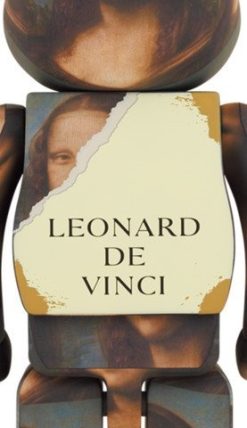 MEDICOM TOY BE@RBRICK LEONARD DE VINCI Mona Lisa 1000% Bearbrick-2-JToys