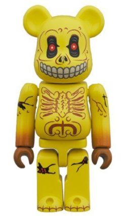 MEDICOM TOY BE@RBRICK SKULL FACE 100% & 400% Bearbrick-2-JToys
