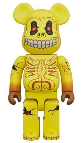 Medicom Toy Be@Rbrick Skull Face 100% &Amp; 400% Bearbrick-3-Jtoys Medicom Toy Be@Rbrick Skull Face 100% &Amp; 400% Bearbrick-3-Jtoys