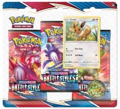 Alternative view of POKEMON TCG Sword and Shield - Battle Styles Three Booster Blister