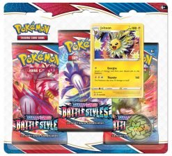 POKEMON TCG Sword and Shield - Battle Styles Three Booster Blister